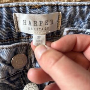 Harper Heritage Women's High Rise Jeans - Blue